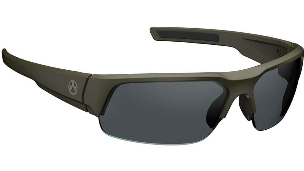 Magpul Industries Helix, Olive Drab Green Frame, Gray Lenses, Polarized, MAG1097-1-315-1100