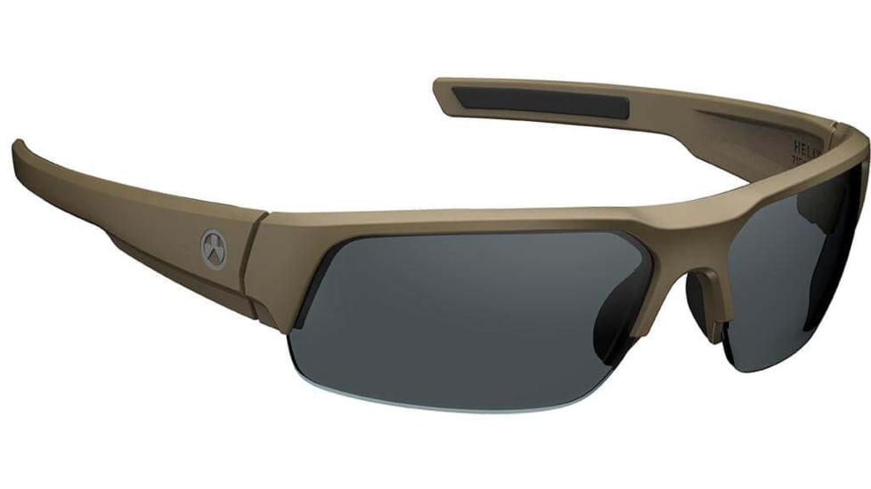 Magpul Industries Helix, Flat Dark Earth Frame, Gray Lenses, Polarized, MAG1097-1-245-1100