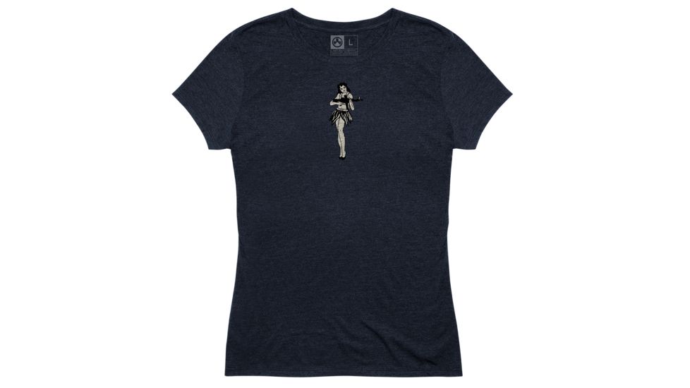 Magpul Industries Hula Girl Tri-Blend T-Shirt, Navy, 2XL, MAG1124-410-2XL