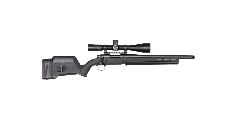 Magpul Industries Hunter 700 Rifle Stock, Fits Remington 700 Short Action, Black MPIMAG495BLK
