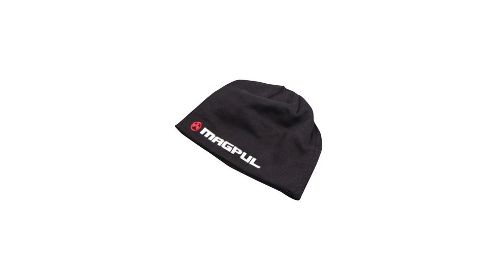 Magpul Industries Logotext Skull Beanie, Black, OSFA MPIMAG900-BLK