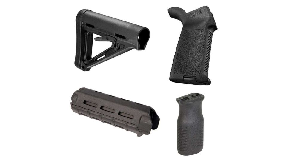 Magpul Industries M-LOK MOE Kit Commercial, Black, AR MLOK COMKIT-BLK