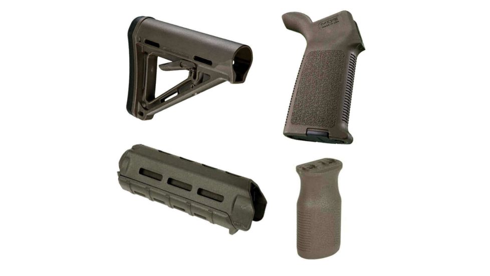 Magpul Industries M-LOK MOE Kit Commercial, OD Green, AR MLOK COMKIT-ODG