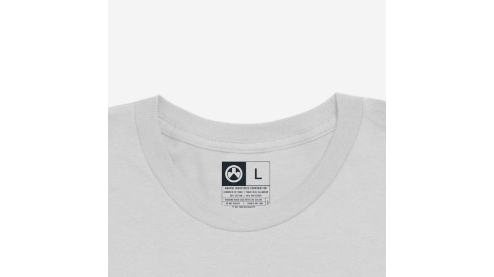 Magpul MAG1112-041-2XL Go Bang Parts Stone Gray Heather Cotton/Polyester Short