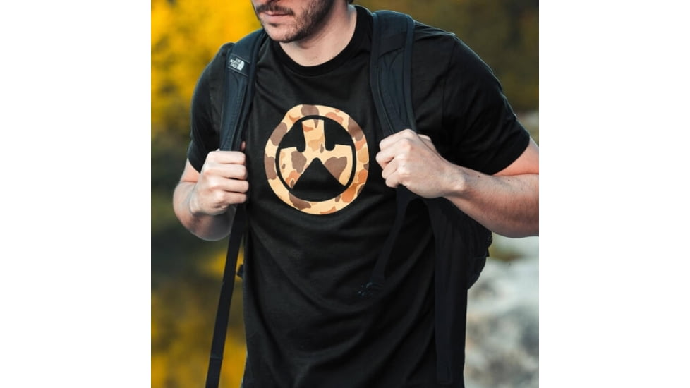 Magpul MAG1527-001-2XL Raider Camo Icon CVC Black Cotton/Polyester Short Sleeve