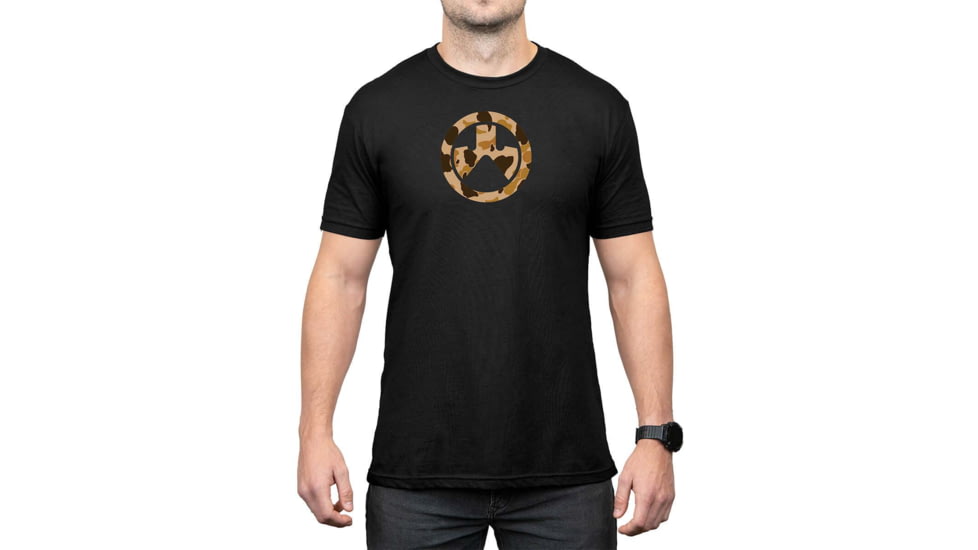 Magpul MAG1527-001-2XL Raider Camo Icon CVC Black Cotton/Polyester Short Sleeve
