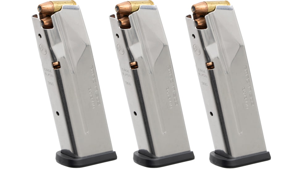 Magpul AMAG SG9 Sig P365, 9mm Luger, 17 Round Pistol Magazine, 3 Pack, Stainless Steel