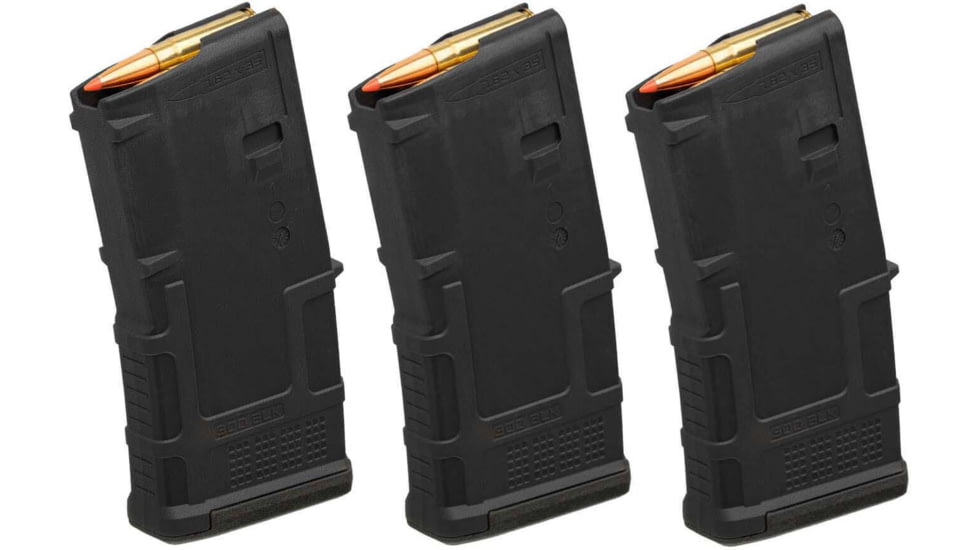 Magpul Industries PMAG GEN M3 AR-15 Rifle Magazine, .300 Blackout, 20 Round, Black, 3 Pack