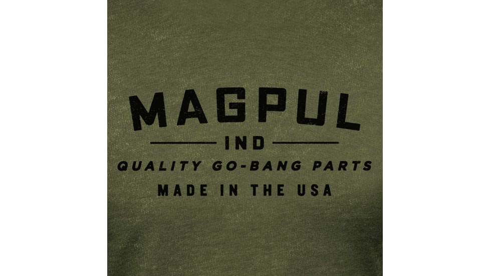 Magpul MAG1112-317-M Go Bang Parts Cotton/Polyester Short Sleeve Medium
