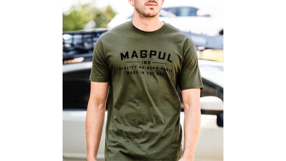 Magpul MAG1112-317-M Go Bang Parts Cotton/Polyester Short Sleeve Medium