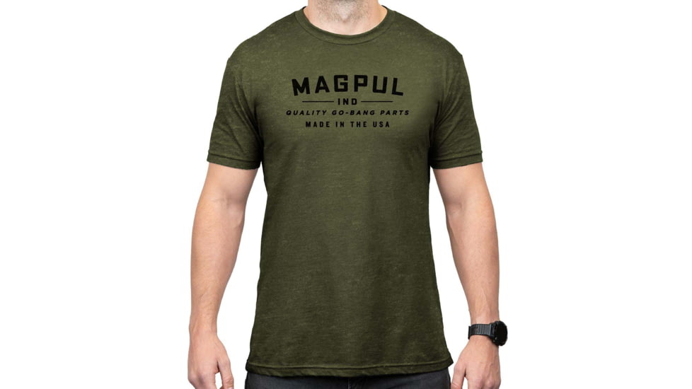 Magpul MAG1112-317-M Go Bang Parts Cotton/Polyester Short Sleeve Medium