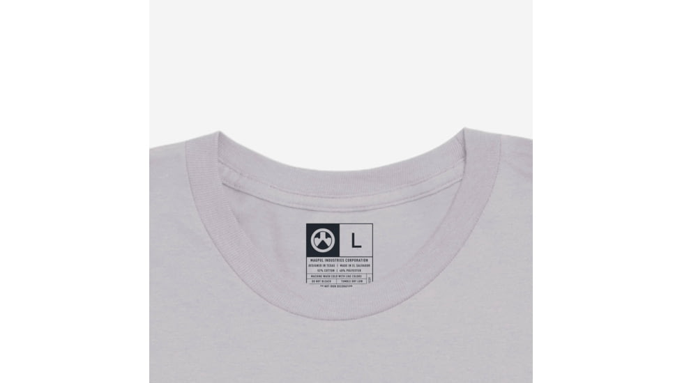 Magpul MAG1117-041-L Hula Girl CVC Stone Gray Heather Cotton/Polyester Short Sl