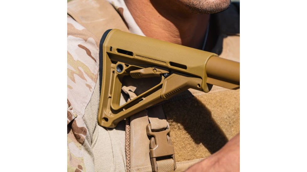 Magpul Industries Magpull CTR Mil-Spec Carbine Stock, Black, MAG310MCB