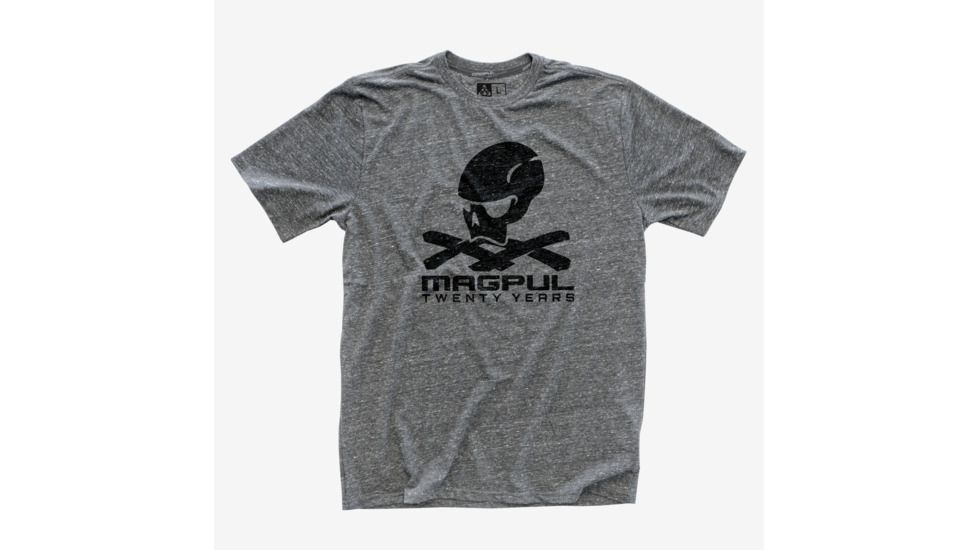 Magpul Industries Megablend 20th Anniversary T-Shirt - Men's, Athletic Heather, Large MPIMAG1096-030-L