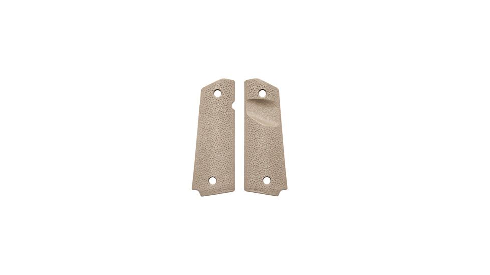 Magpul Industries MOE 1911 Grip Panels, For 1911, TSP Texture, Magazine Release Cut-out, Flat Dark Earth MPIMAG544FDE