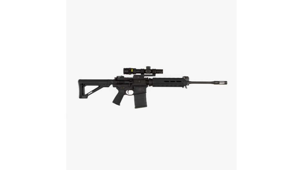 Magpul Industries MOE Fixed Carbine Mil-Spec Stock, AR-10/AR-15/SR-25, 8.8 in, Black, MAG480-BLK