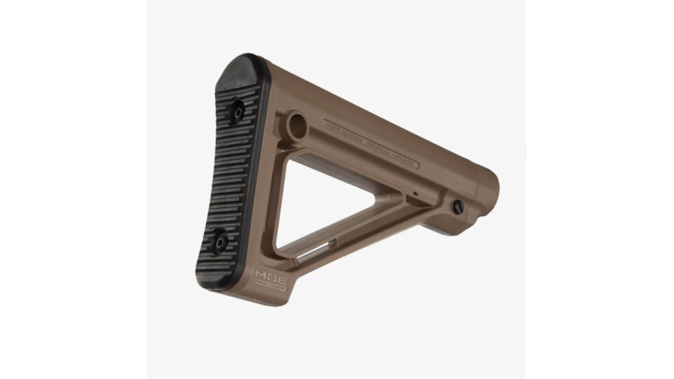 Magpul Industries MOE Fixed Carbine Mil-Spec Stock, AR-10/AR-15/SR-25, 8.8 in, Flat Dark Earth, MAG480-FDE