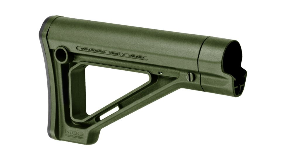 Magpul Industries MOE Fixed Carbine Stock - Commercial-Spec, Foliage Green, MAG481-FOL