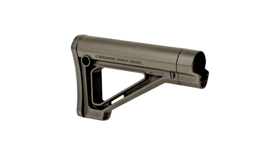 Magpul Industries MOE Fixed Carbine Stock - Commercial-Spec, OD Green, MAG481-ODG