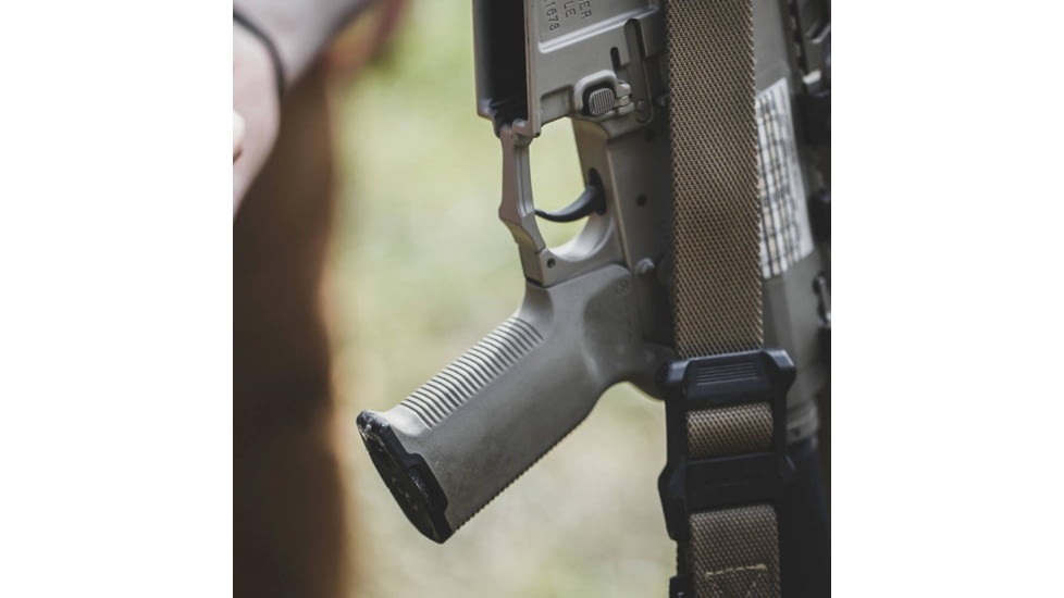 Magpul Industries MOE-K2+ Grip, Fits AR Rifles, Grey, MAG532GRY