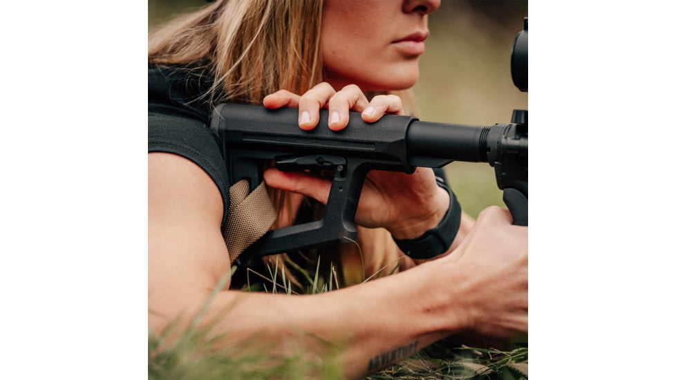 Magpul Industries MOE PR Carbine Stock, Black, Mil-Spec, MAG1435-BLK