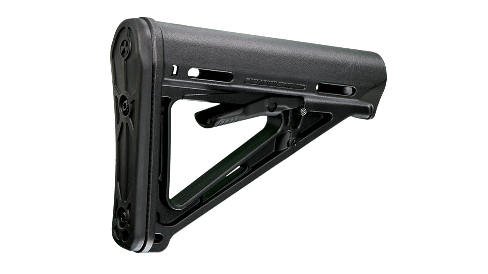 Magpul Industries MOE Rifle Stock, Fits AR-15/M-16, Mil-Spec, Black MAG400BLK
