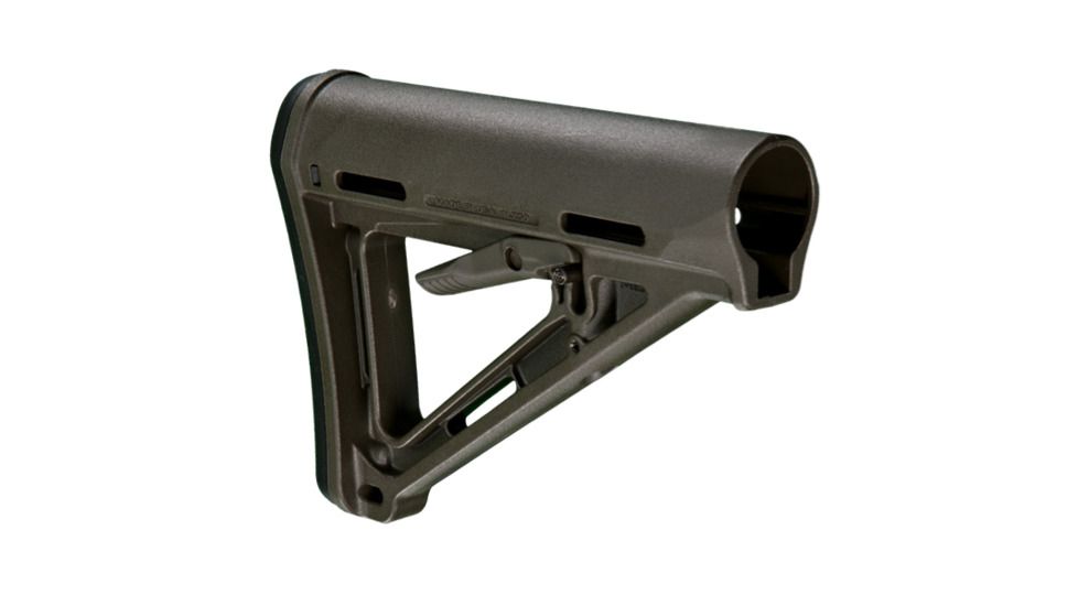 Magpul Industries MOE Rifle Stock, Fits AR-15/M-16, Mil-Spec, OD Green MPIMAG400OD