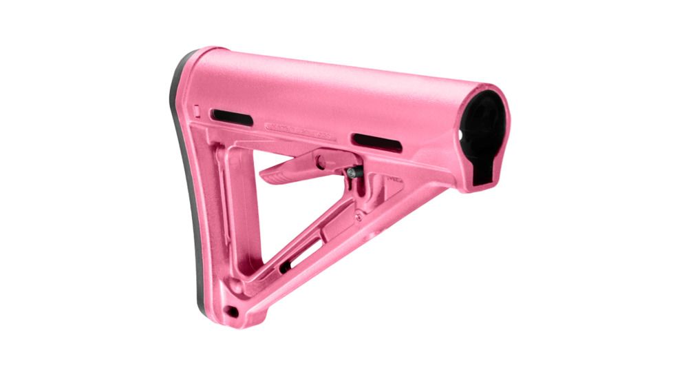 Magpul Industries MOE Rifle Stock, Fits AR-15/M-16, Mil-Spec, Pink MAG400PNK