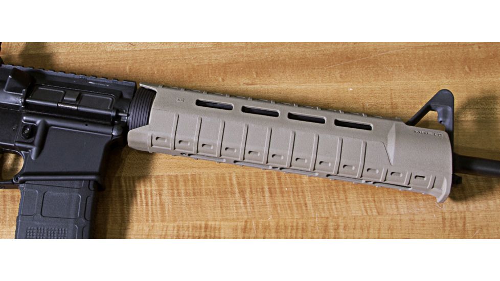 Magpul Industries MOE SL Handguard, Features M-LOK Slots, Fits AR-15/M4, Flat Dark Earth MPIMAG551-FDE