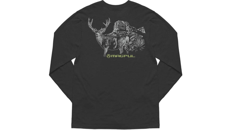 Magpul Industries Muley Long Sleeve Shirt - Mens, Charcoal Gray, 2XL, MAG1233-010-2XL