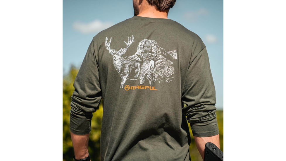 Magpul Industries Muley Long Sleeve Shirt - Mens, Olive Drab, Extra Large, MAG1233-316-XL