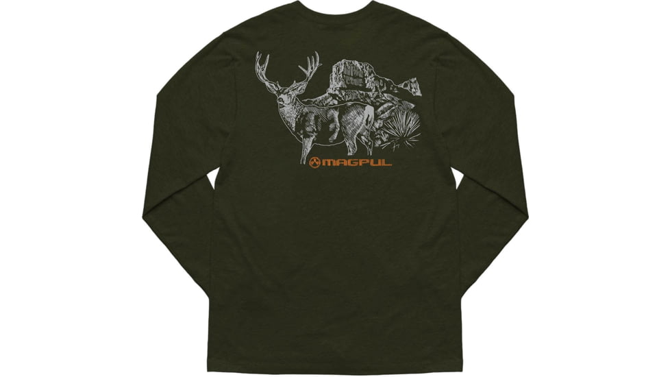 Magpul Industries Muley Long Sleeve Shirt - Mens, Olive Drab, Extra Large, MAG1233-316-XL