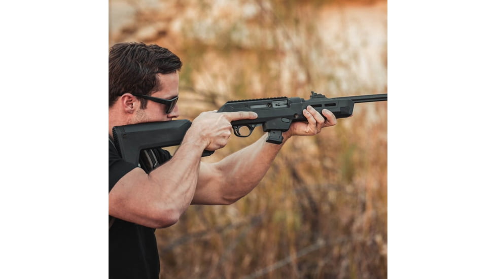 Magpul Industries PC Backpacker Stock, Ruger PC Carbine, Black, MAG1076-BLK