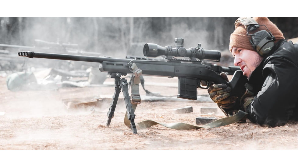 Magpul Industries PMAG 10 7.62 AC - AICS Short Action 7.62X51mm NATO, Black MAG579-BLK