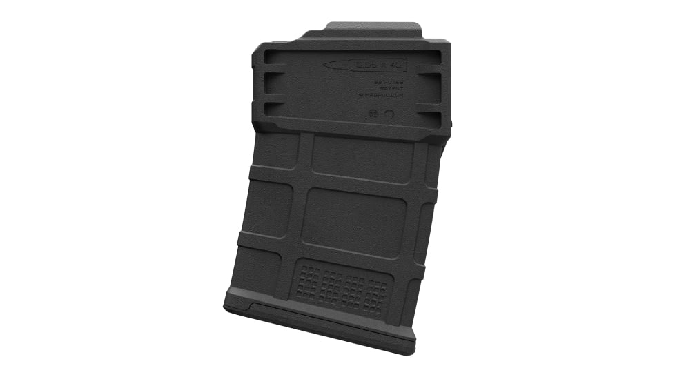Magpul Industries PMAG 5.56x45mm AC AICS Short Action Rifle Magazine, 10 Rounds, Black, MAG1100-BLK