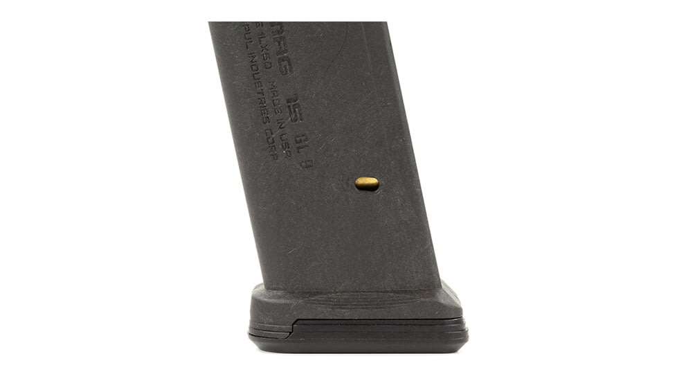 Magpul Industries Pmag 15 Gl9-G19 9x19mm Parabellum, Black MAG550-BLK-15RD, MAG550-BLK