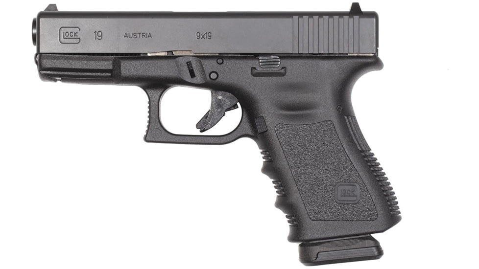 Magpul Industries PMAG GL9 Glock 19 Pistol Magazine, 9mm Luger, 15 Round, Black, 1 Pack, Polymer, MGMPI550BLK-15RD