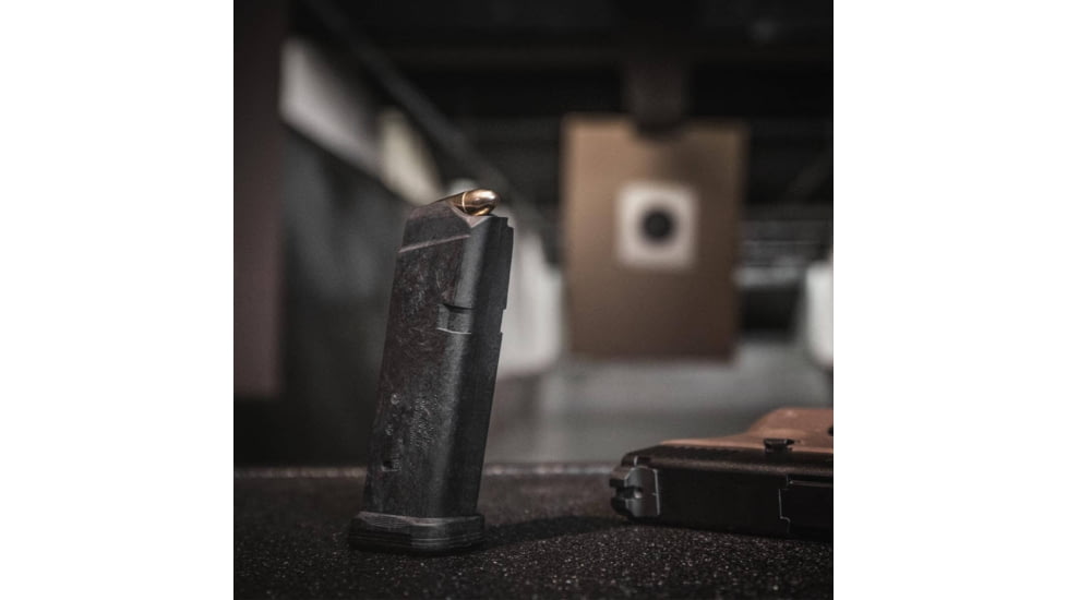 Magpul Industries Pmag 15 Gl9-G19 9x19mm Parabellum, Black MAG550-BLK-15RD, MAG550-BLK