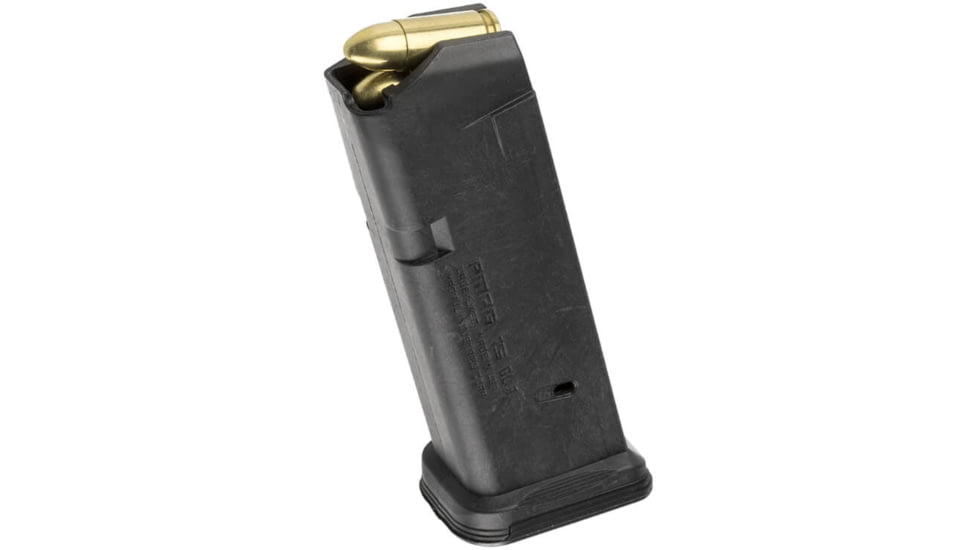 Magpul Industries Pmag 15 Gl9-G19 9x19mm Parabellum, Black MAG550-BLK-15RD, MAG550-BLK
