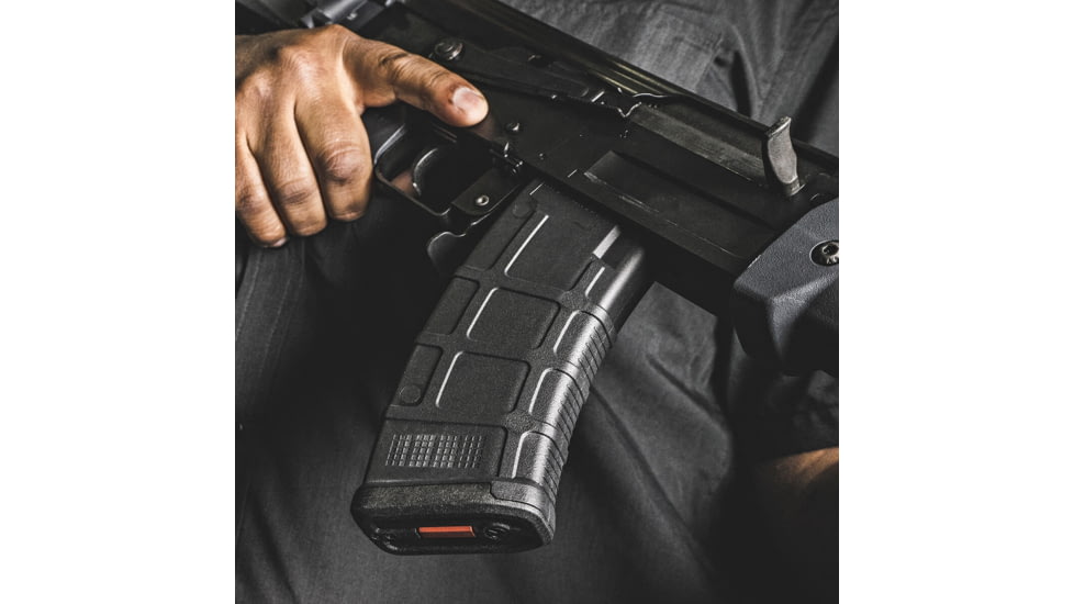 Magpul Industries PMAG 20 AK/AKM MOE, AK-47, 7.62x39mm, 20 Round Rifle Magazine, Black, 1 Pack, MAG658-BLK-20RD