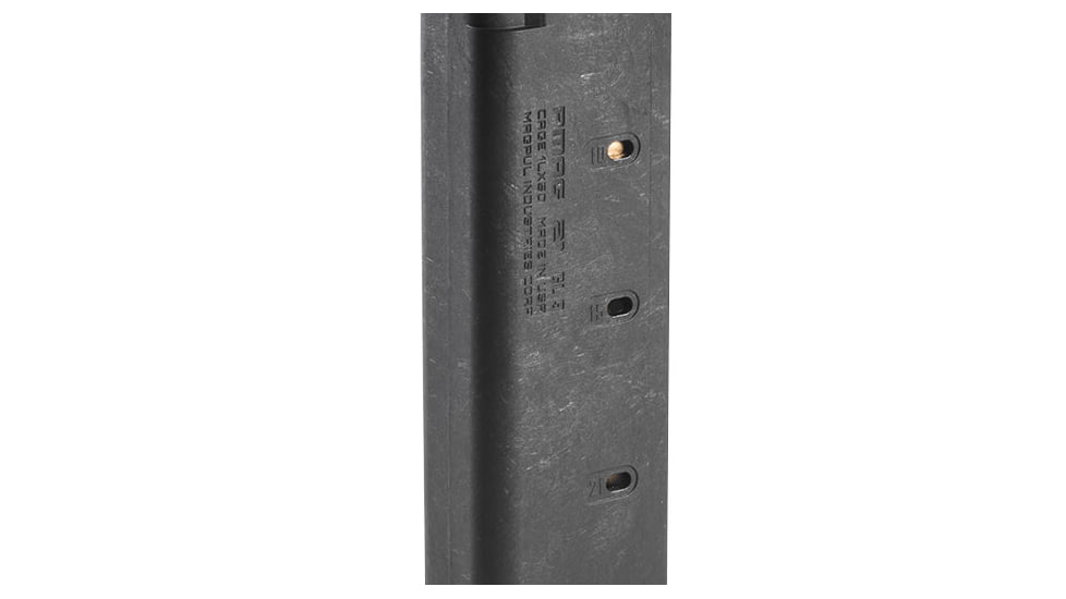 Magpul Industries PMAG 21 GL9 Glock, 9mm Luger, 21 Round Rifle Magazine, Black, 1 Pack, MAG661-BLK-21RD