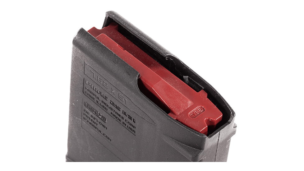 Magpul Industries PMAG 25 LR/SR GEN M3 Window, 25 Round, MAG292-BLK