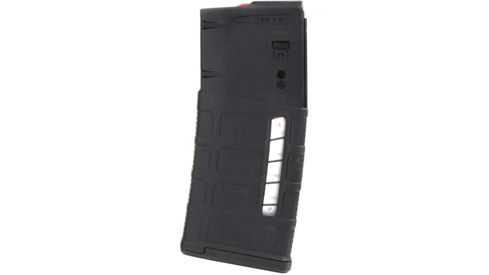 Magpul Industries PMAG 25 M118 LR/SR Gen M3 Window, AR0308, .308 Win, 25 Round Rifle Magazine, Black, 1 Pack, NSN MAG577-BLK 1005-01-657-1693, MAG577-BLK-25RD