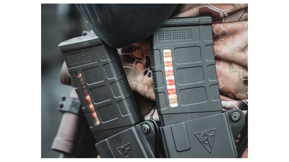 Magpul Industries PMAG 25 M118 LR/SR Gen M3 Window, AR0308, .308 Win, 25 Round Rifle Magazine, Black, 1 Pack, NSN MAG577-BLK 1005-01-657-1693, MAG577-BLK-25RD