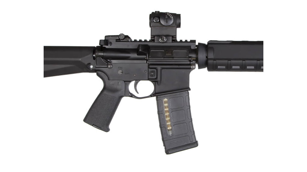 Magpul Industries PMAG 30 Gen M2 MOE Window, AR-15/M4, 5.56x45, 30 Round Rifle Magazine, Black, 1 Pack, NSN MAG570-BLK 1005-01-576-5164, MAG570-BLK-30RD