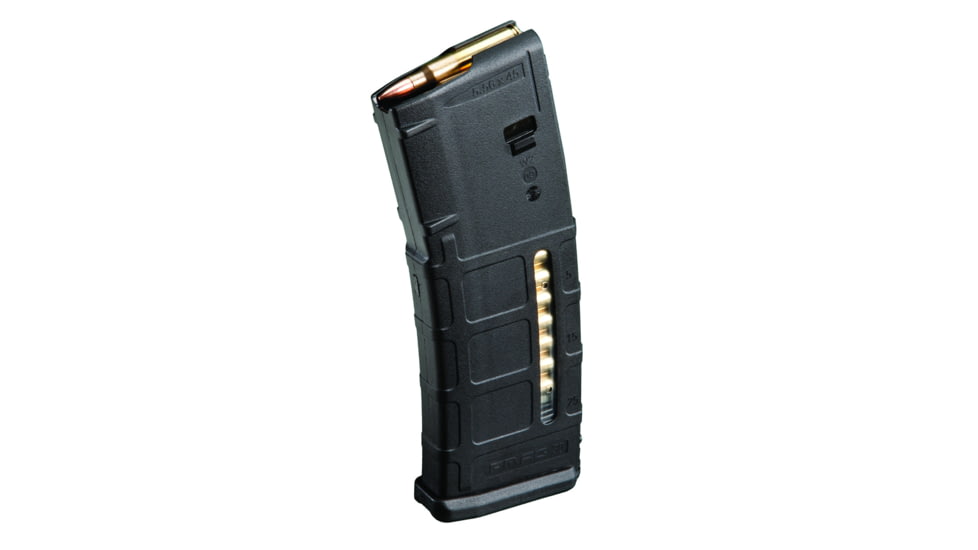 Magpul Industries PMAG 30 Gen M2 MOE Window, AR-15/M4, 5.56x45, 30 Round Rifle Magazine, Black, 1 Pack, NSN MAG570-BLK 1005-01-576-5164, MAG570-BLK-30RD