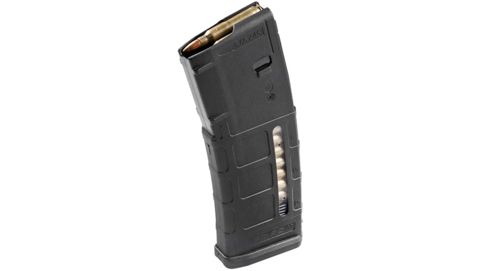 Magpul Industries PMAG 30 Gen M2 MOE Window, AR-15/M4, 5.56x45, 30 Round Rifle Magazine, Black, 1 Pack, NSN MAG570-BLK 1005-01-576-5164, MAG570-BLK-30RD