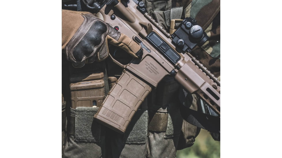 Magpul Industries PMAG 30 Gen M3 AR-15, .223 Remington, 30 Round Rifle Magazine, Medium Coyote Tan, 1 Pack, MAG557-MCT-30RD
