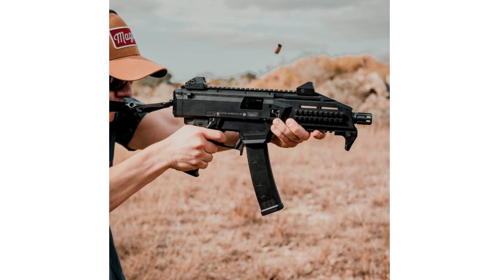 Magpul Industries PMAG 35 EV9 CZ Scorpion EVO 3/3 Plus, 9mm, 35 Round Magazine, Black, 1 Pack, MAG1013-BLK-35RD