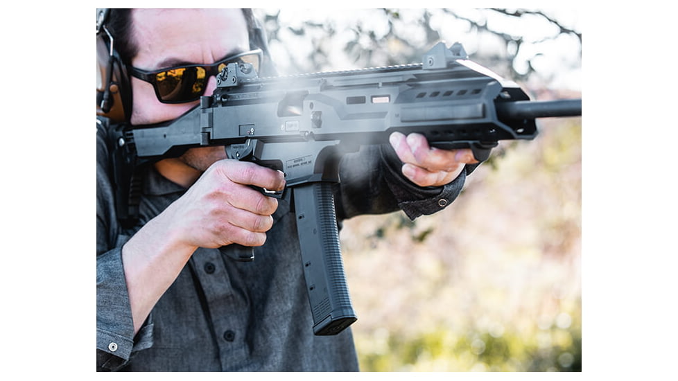 Magpul Industries PMAG 35 EV9 CZ Scorpion EVO 3/3 Plus, 9mm, 35 Round Magazine, Black, 1 Pack, MAG1013-BLK-35RD